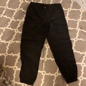 Black cargo pants never worn!!